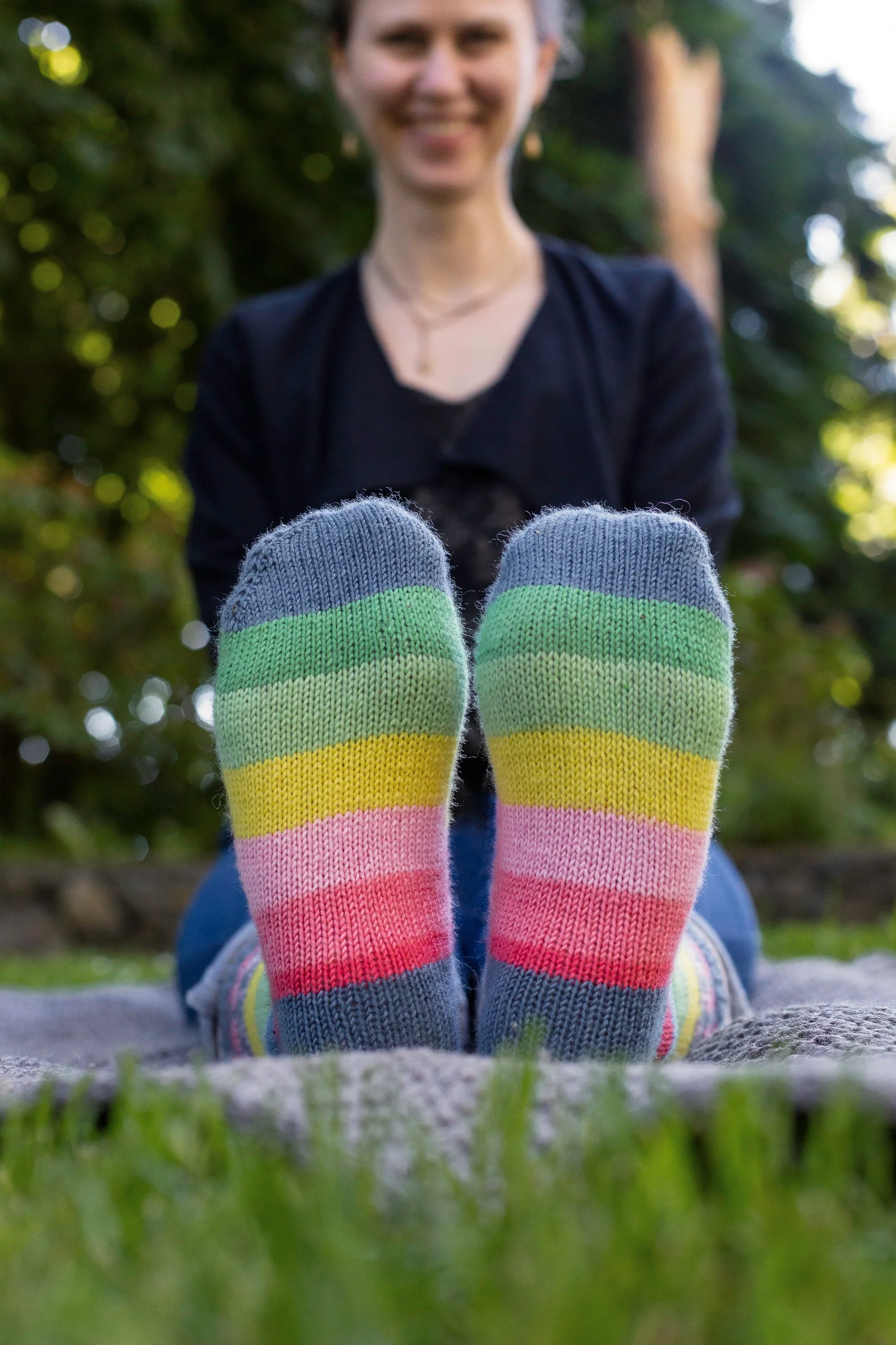 Saxe Point Colorwork Socks Knitting Pattern — Andrea Rangel